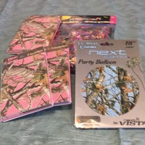 Camouflage Party 24 Invites 18”Balloon & Confetti